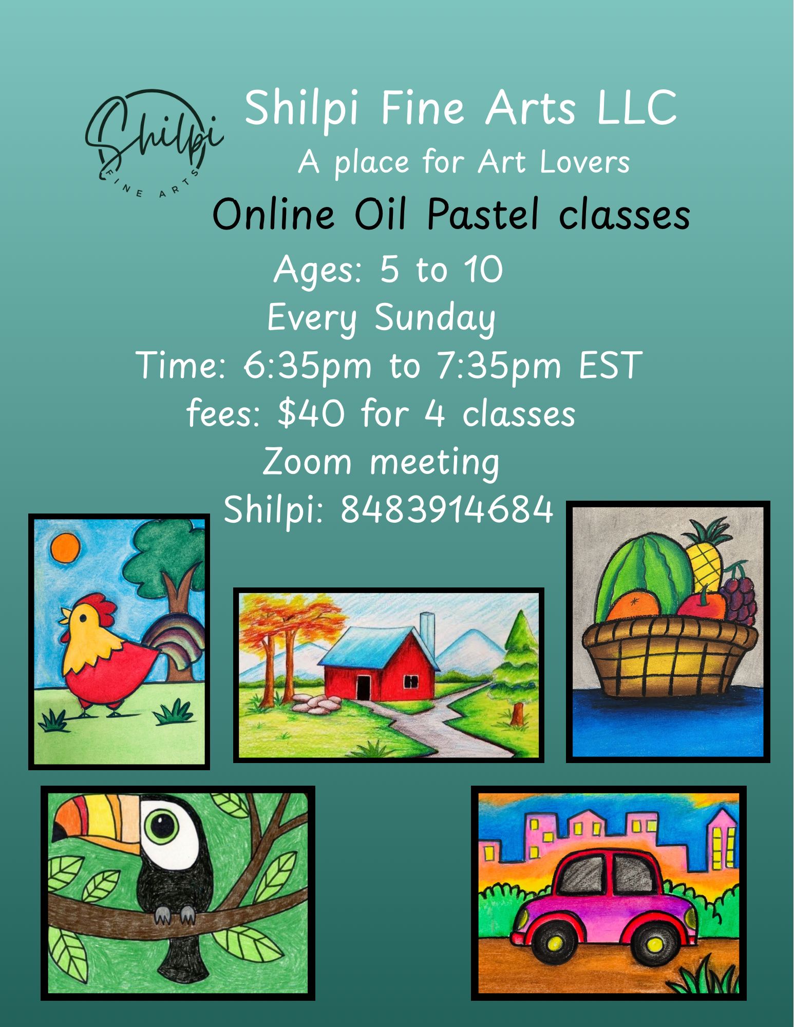 Online Oil Pastel Classes