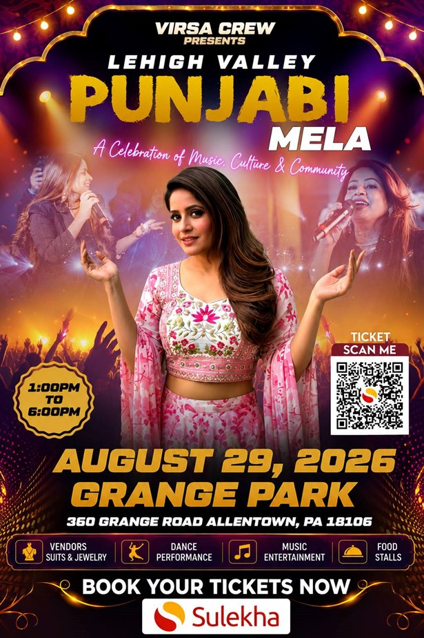 Lehigh Valley Punjabi Mela 2026 with Miss Pooja in Philadelphia