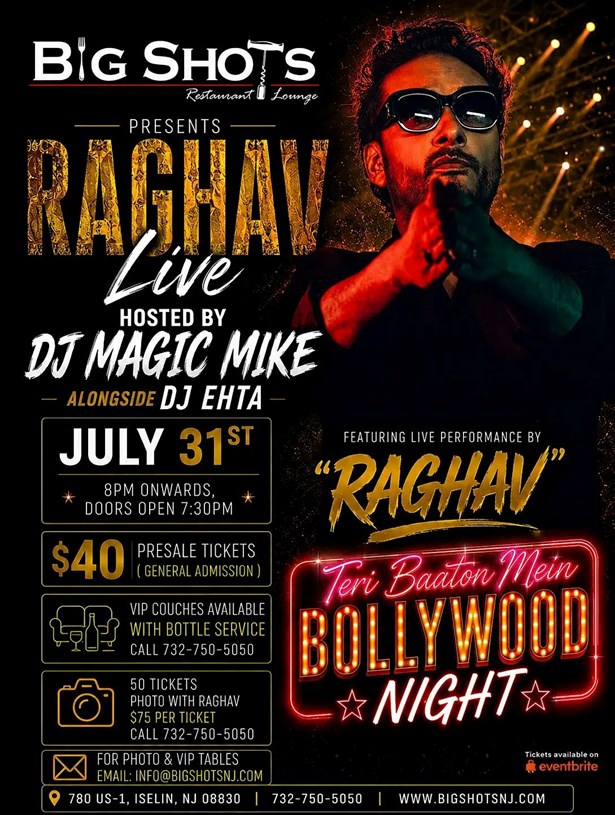 Raghav Live – Teri Baaton Mein Bollywood Night