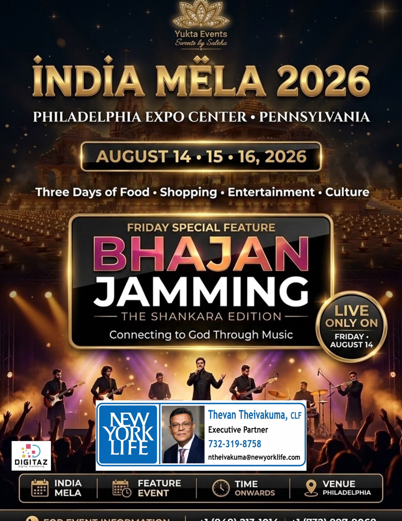 🎶 Bhajan Jamming – The Shankara Edition | India Mela 2026 🎶
