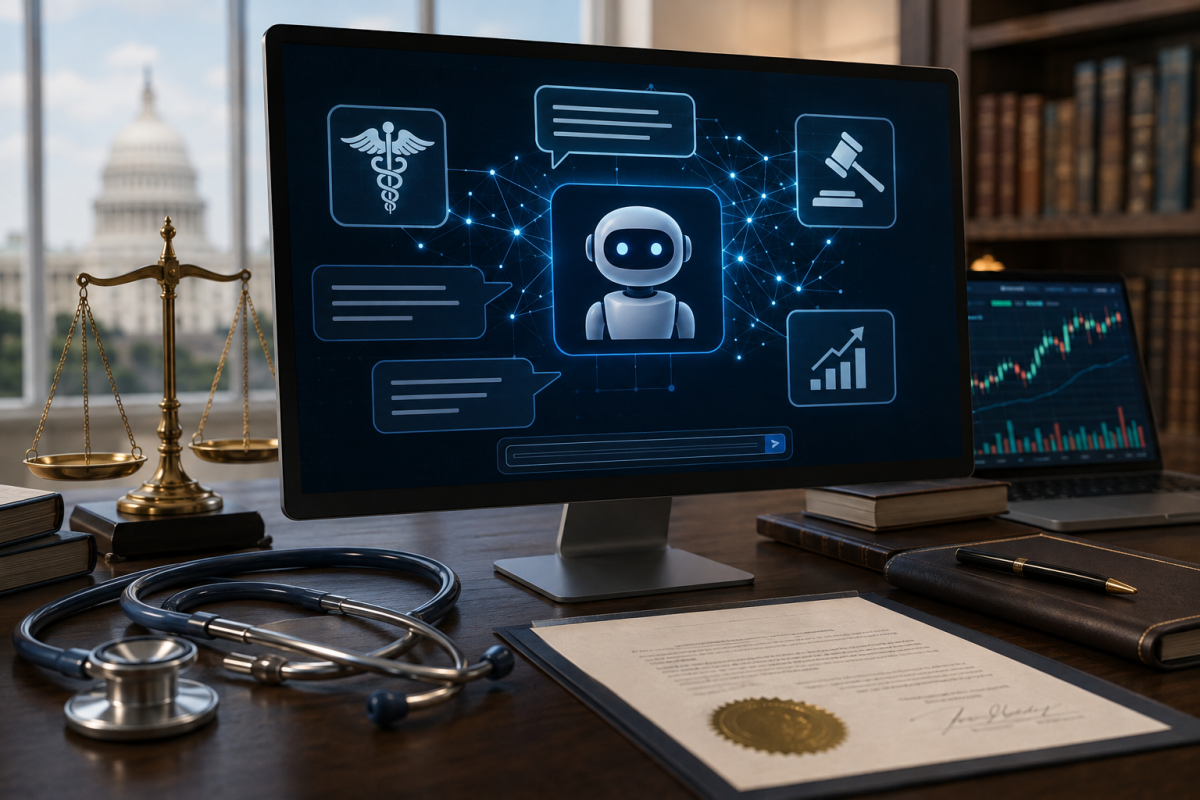 If AI gives professional advice, does it need a license?