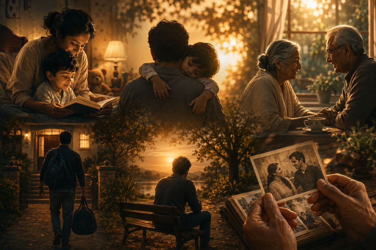 Parents are becoming older and we are too busy becoming someone else