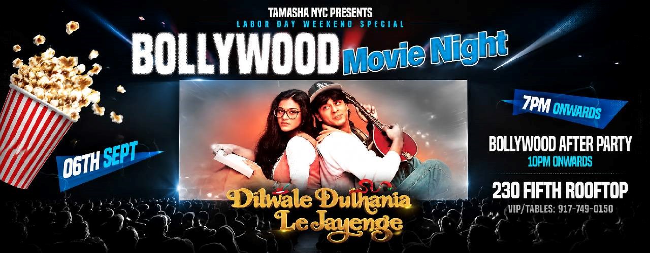NYC BOLLYWOOD MOVIE NIGHT FT. DDLJ AT 230 FIFTH