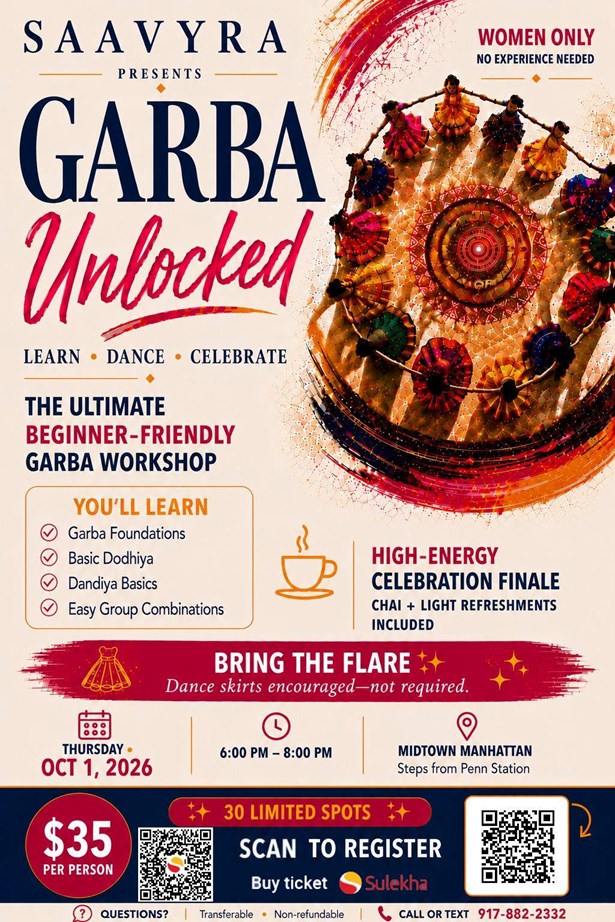 Saavyra Presents Garba Unlocked