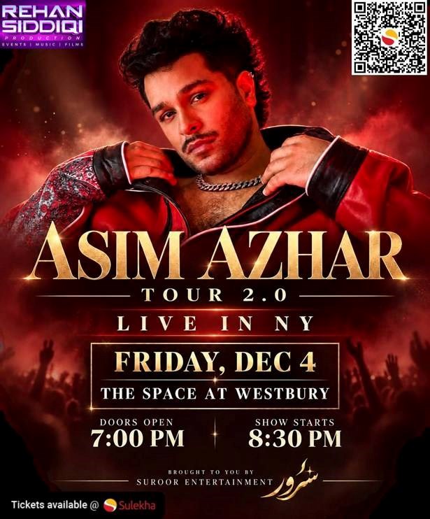 Asim Azhar Tour 2.0 Live in Ny