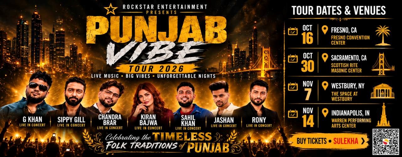 Punjab Vibe Tour 2026 with Sahil Khan Live in Concert